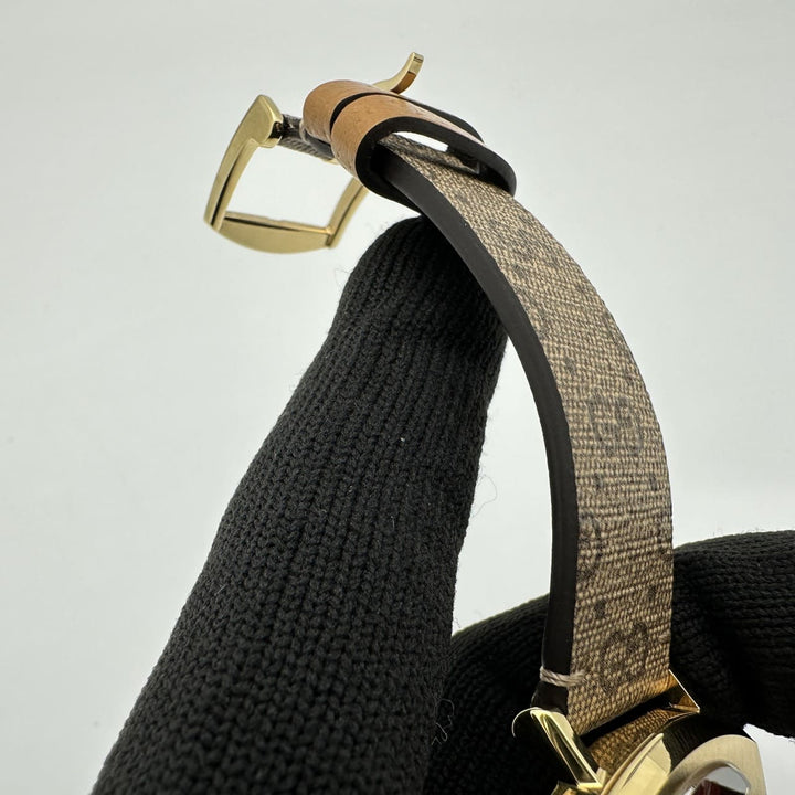 美品 GUCCI グッチ 腕時計 箱付 グリップ YA157420/157.4 クォーツ ミッキー ディズニー コラボ ゴールド ブランド
