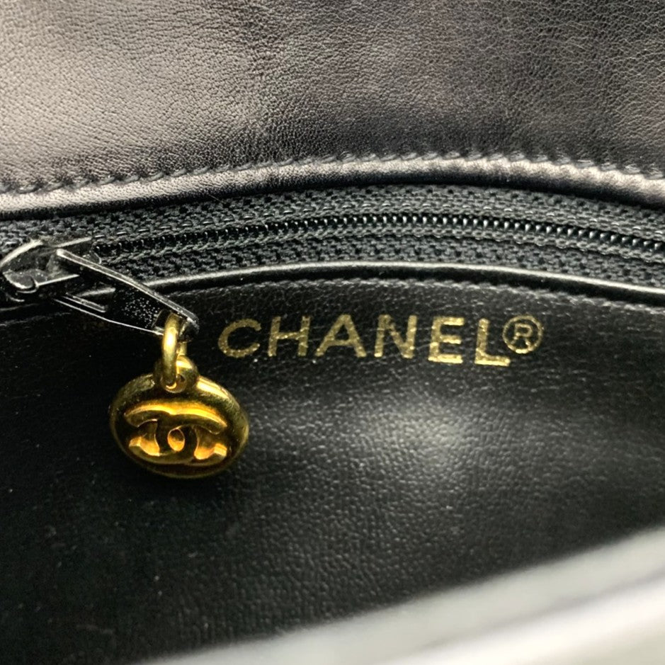 CHANEL シャネル ウエストバッグ トリプル ココマーク レザー ブラック