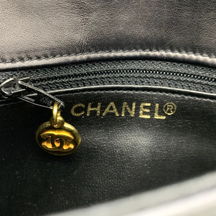 CHANEL シャネル ウエストバッグ トリプル ココマーク レザー ブラック