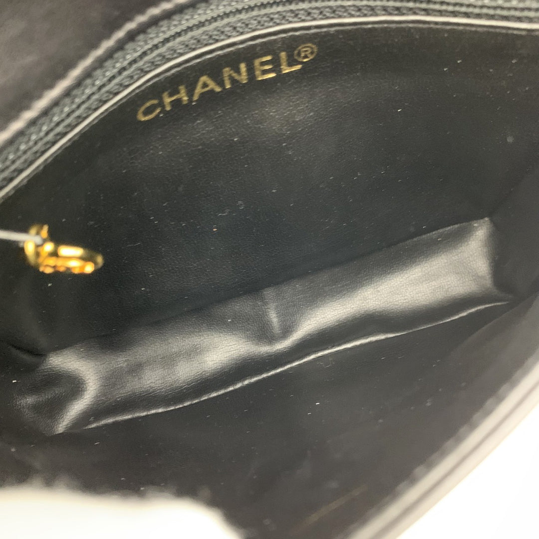 CHANEL シャネル ウエストバッグ トリプル ココマーク レザー ブラック