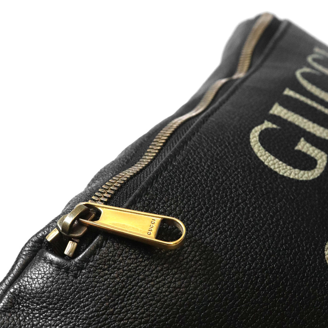 GUCCI グッチ 530412 ボディバッグ シェリーライン ラージ レザー ブラック メンズ レディース