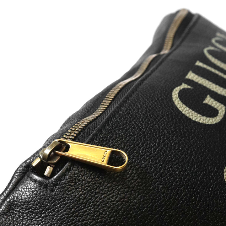 GUCCI グッチ 530412 ボディバッグ シェリーライン ラージ レザー ブラック メンズ レディース