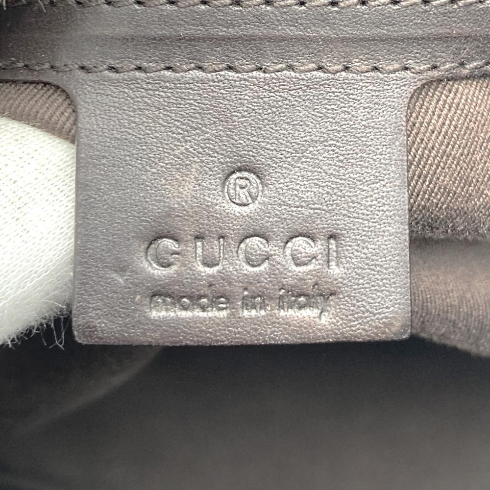 GUCCI グッチ 106241 GGキャンバス トートバッグ レザー ブラウン