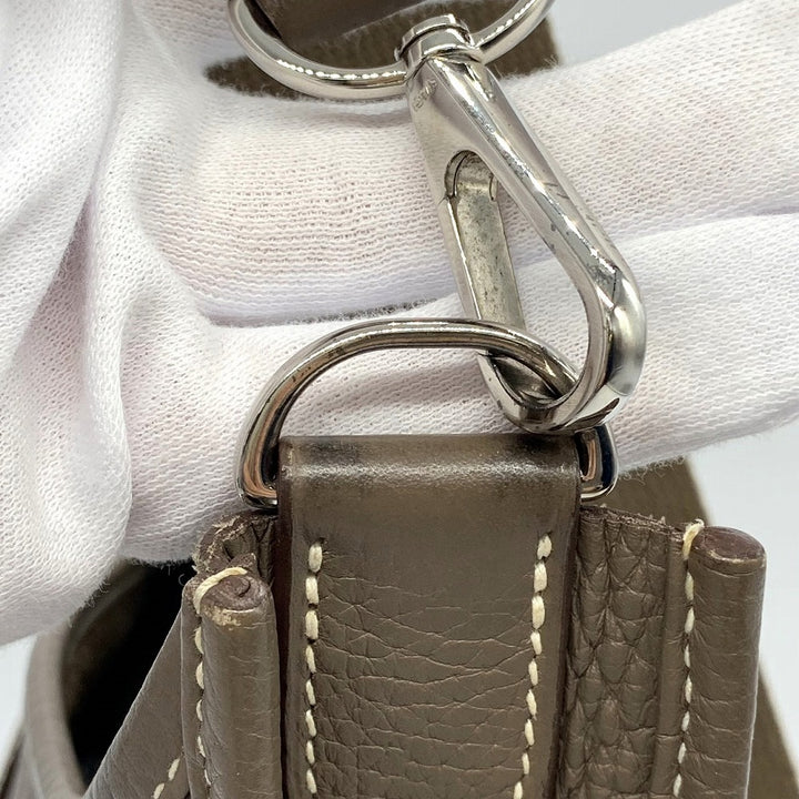 HERMES エルメス エブリンⅢ エヴリン3 PM ショルダーバッグ 洗練 トリヨンクレマンス 上品 エトゥープ グレージュ
