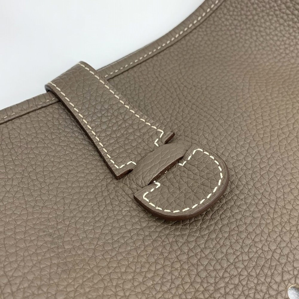 HERMES エルメス エブリンⅢ エヴリン3 PM ショルダーバッグ 洗練 トリヨンクレマンス 上品 エトゥープ グレージュ