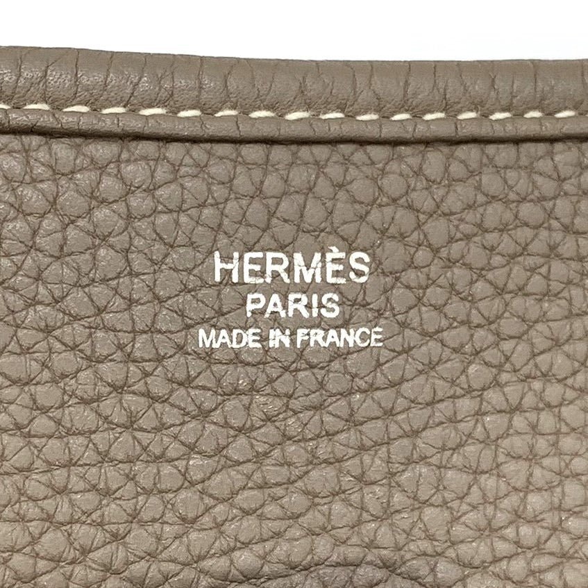 HERMES エルメス エブリンⅢ エヴリン3 PM ショルダーバッグ 洗練 トリヨンクレマンス 上品 エトゥープ グレージュ