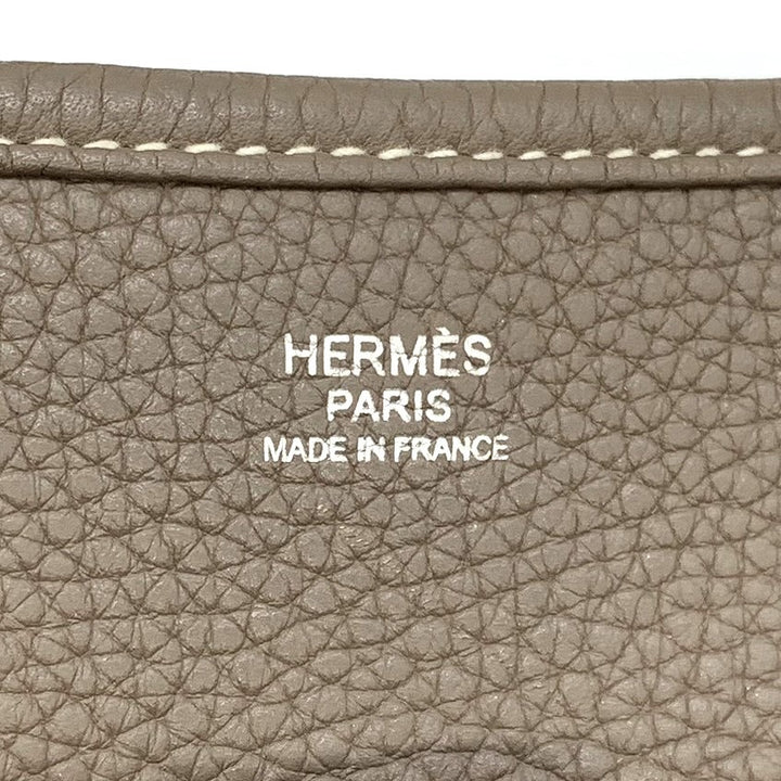 HERMES エルメス エブリンⅢ エヴリン3 PM ショルダーバッグ 洗練 トリヨンクレマンス 上品 エトゥープ グレージュ