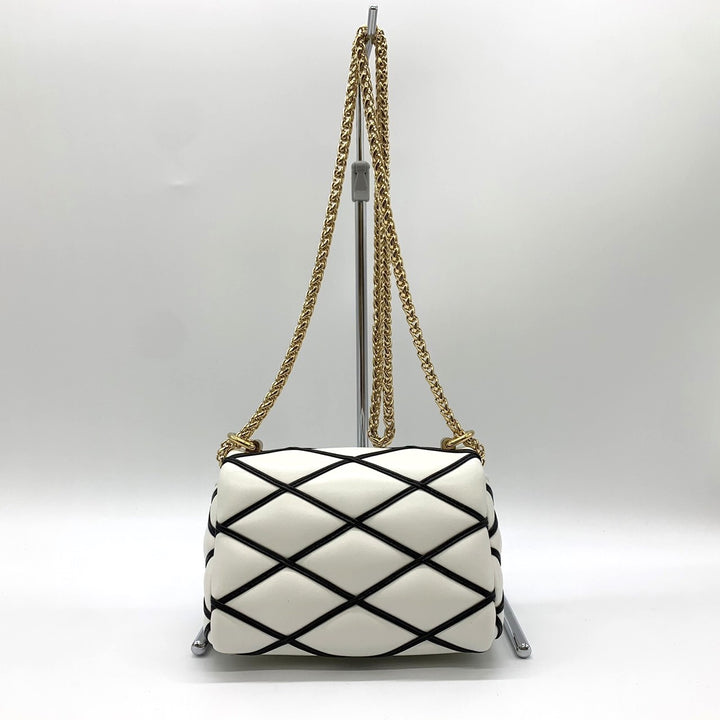 LOUIS VUITTON ルイ・ヴィトン PICO GO-14 マルタージュ チェーンショルダーバッグ クロスボディバッグ ツイストロック ラムスキン ホワイト 白 M23762