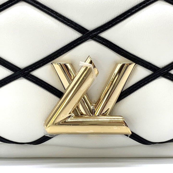 LOUIS VUITTON ルイ・ヴィトン PICO GO-14 マルタージュ チェーンショルダーバッグ クロスボディバッグ ツイストロック ラムスキン ホワイト 白 M23762