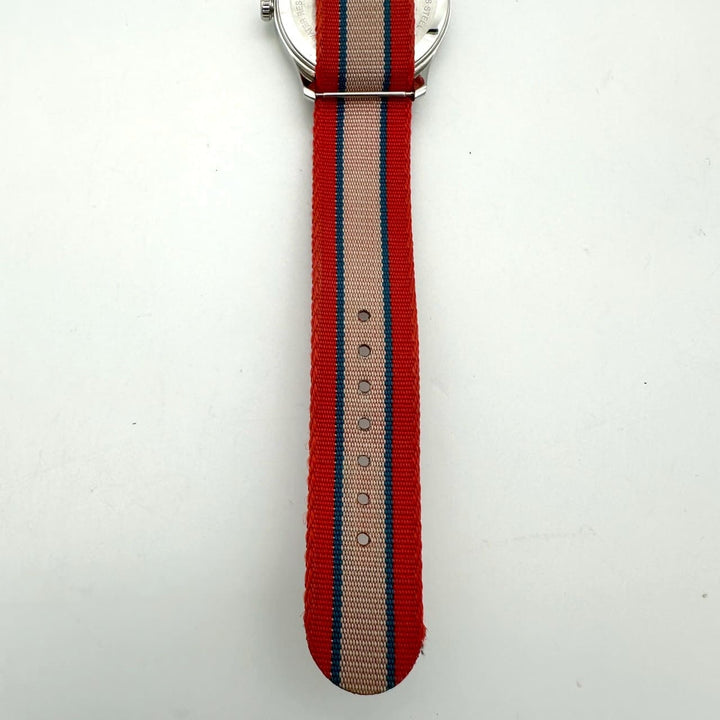 GUCCI グッチ 腕時計 Gタイムレス YA1264070/126.4 SS ナイロン クォーツ マルチ レッド系 ブランド