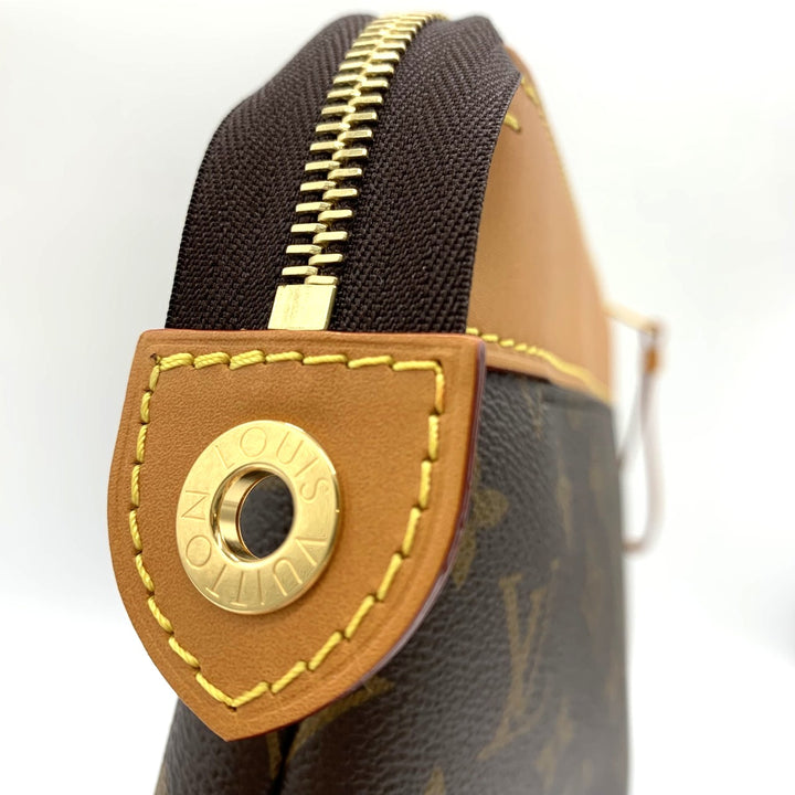 LOUIS VUITTON ルイ・ヴィトン ポシェット・ヴォワヤージュ スープル M14057 クラッチバッグ モノグラムキャンバス/レザー ブラウン 茶
