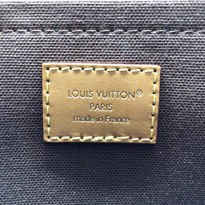 LOUIS VUITTON ルイ・ヴィトン ポシェット・ヴォワヤージュ スープル M14057 クラッチバッグ モノグラムキャンバス/レザー ブラウン 茶