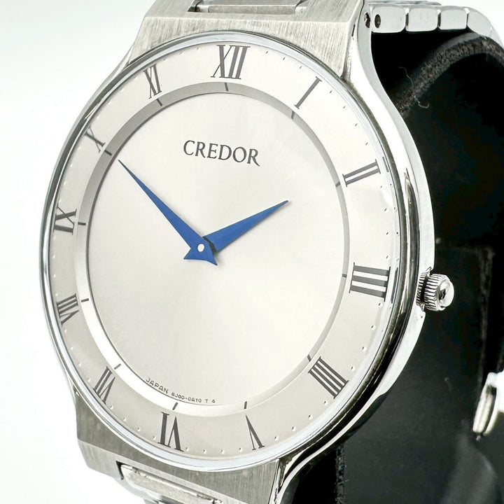 電池交換済 SEIKO セイコー GCAT985/8J80-0AM0 クレドール 腕時計 クォーツ SS シルバー ブランド