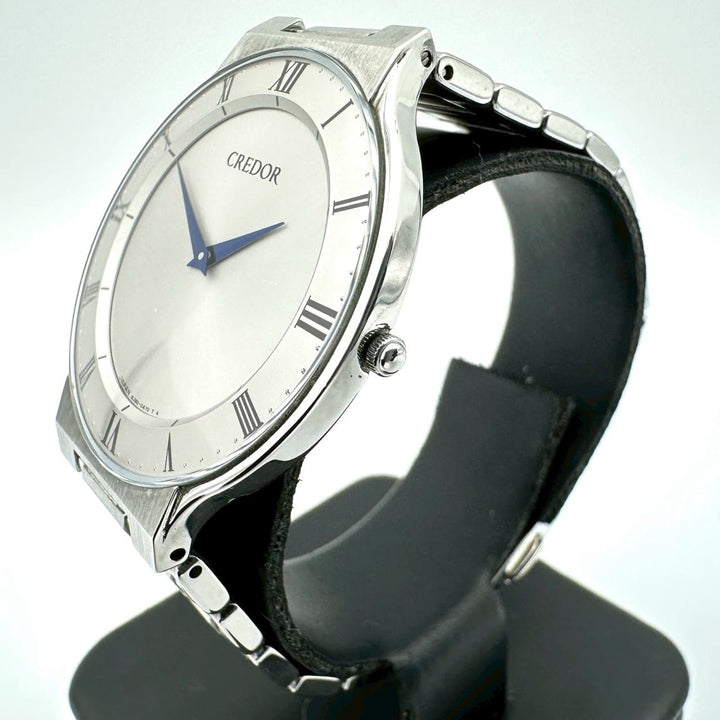 電池交換済 SEIKO セイコー GCAT985/8J80-0AM0 クレドール 腕時計 クォーツ SS シルバー ブランド