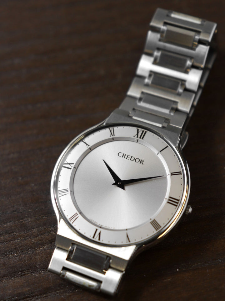 電池交換済 SEIKO セイコー GCAT985/8J80-0AM0 クレドール 腕時計 クォーツ SS シルバー ブランド