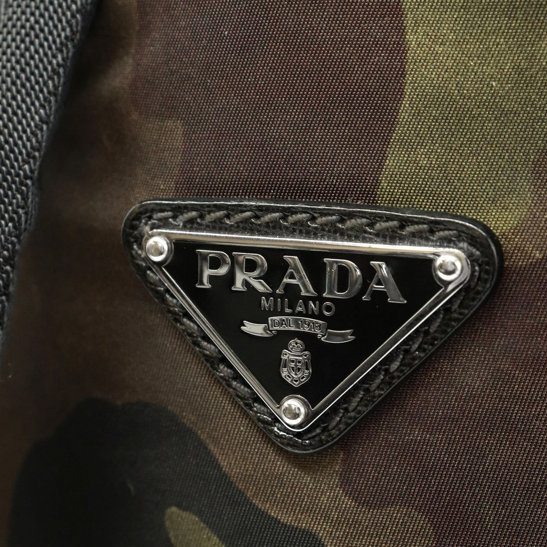 PRADA プラダ リュックサック 迷彩 カモフラ ナイロン カーキ