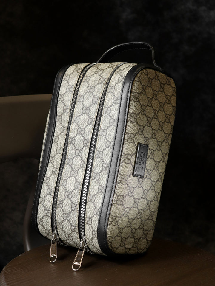 GUCCI グッチ 406395 クラッチバッグ セカンドバッグ GGスプリームキャンバス/レザー ベージュ