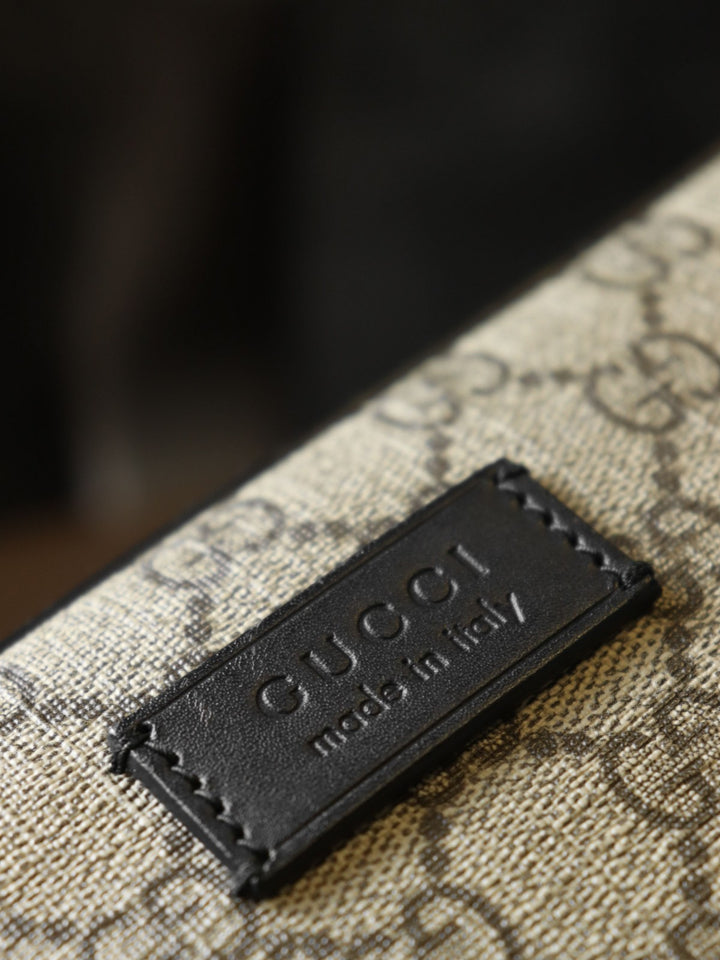 GUCCI グッチ 406395 クラッチバッグ セカンドバッグ GGスプリームキャンバス/レザー ベージュ