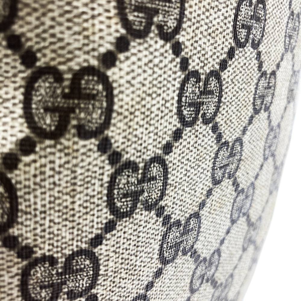GUCCI グッチ ショルダーバッグ 巾着型 シェリー GGスプリーム レザー オールド ヴィンテージ