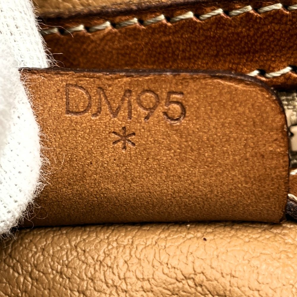 CELINE セリーヌ DM95 ハンドバッグ マカダム PVC レザー ブラウン ヴィンテージ ブランド
