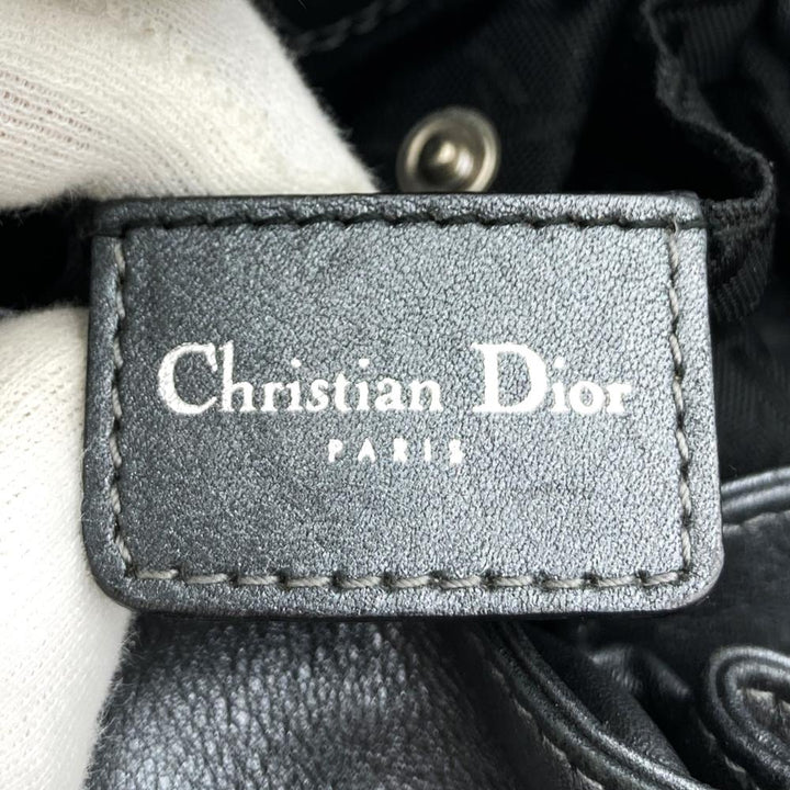 Christian Dior クリスチャンディオール マリスパール ハンドバッグ レザー グレー