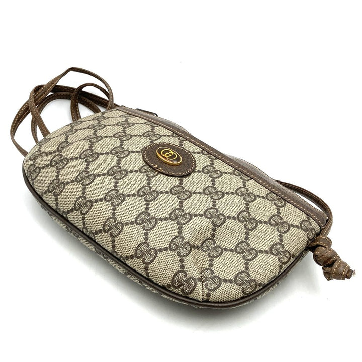 GUCCI グッチ 378 02 020 ショルダーバッグ GGスプリームキャンバス/PVC オールドグッチ ブラウン