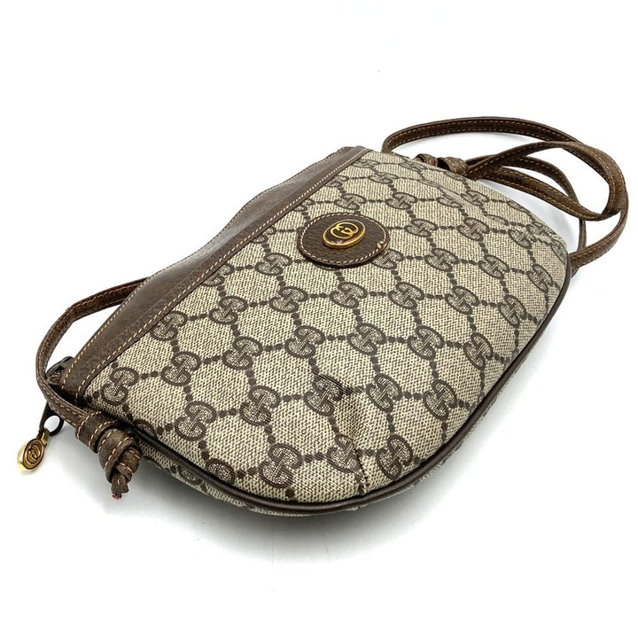 GUCCI グッチ 378 02 020 ショルダーバッグ GGスプリームキャンバス/PVC オールドグッチ ブラウン