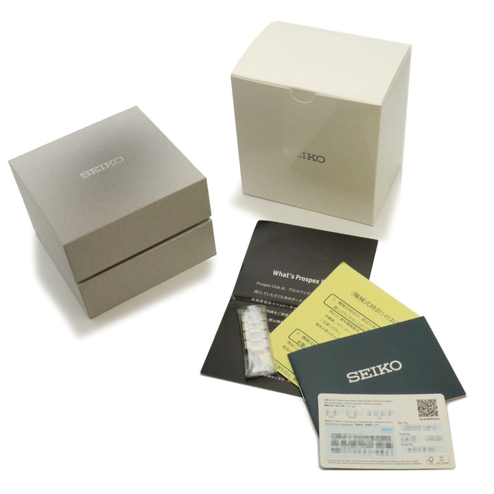 美品 SEIKO セイコー プロスペックス SBDC201/6R55-00J0 腕時計 自動巻き パールベージュ メンズ