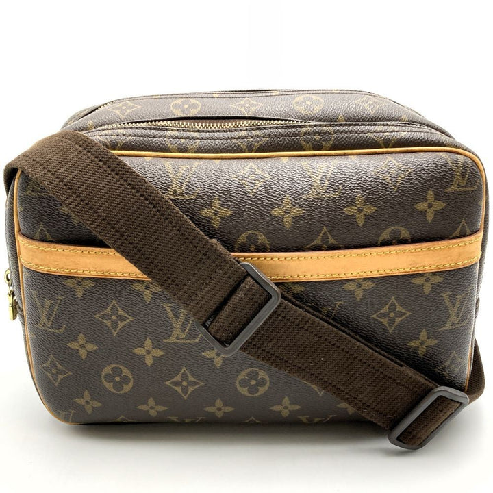 LOUIS VUITTON ルイ・ヴィトン M45254 リポーターPM ショルダーバッグ 斜め掛け ブラウン 茶色 モノグラム PVC