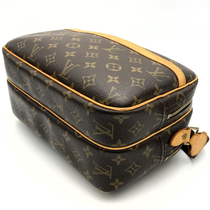 LOUIS VUITTON ルイ・ヴィトン M45254 リポーターPM ショルダーバッグ 斜め掛け ブラウン 茶色 モノグラム PVC