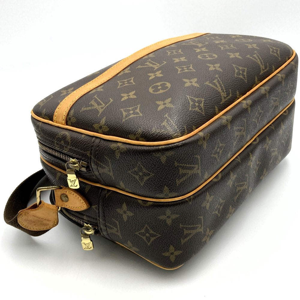 LOUIS VUITTON ルイ・ヴィトン M45254 リポーターPM ショルダーバッグ 斜め掛け ブラウン 茶色 モノグラム PVC
