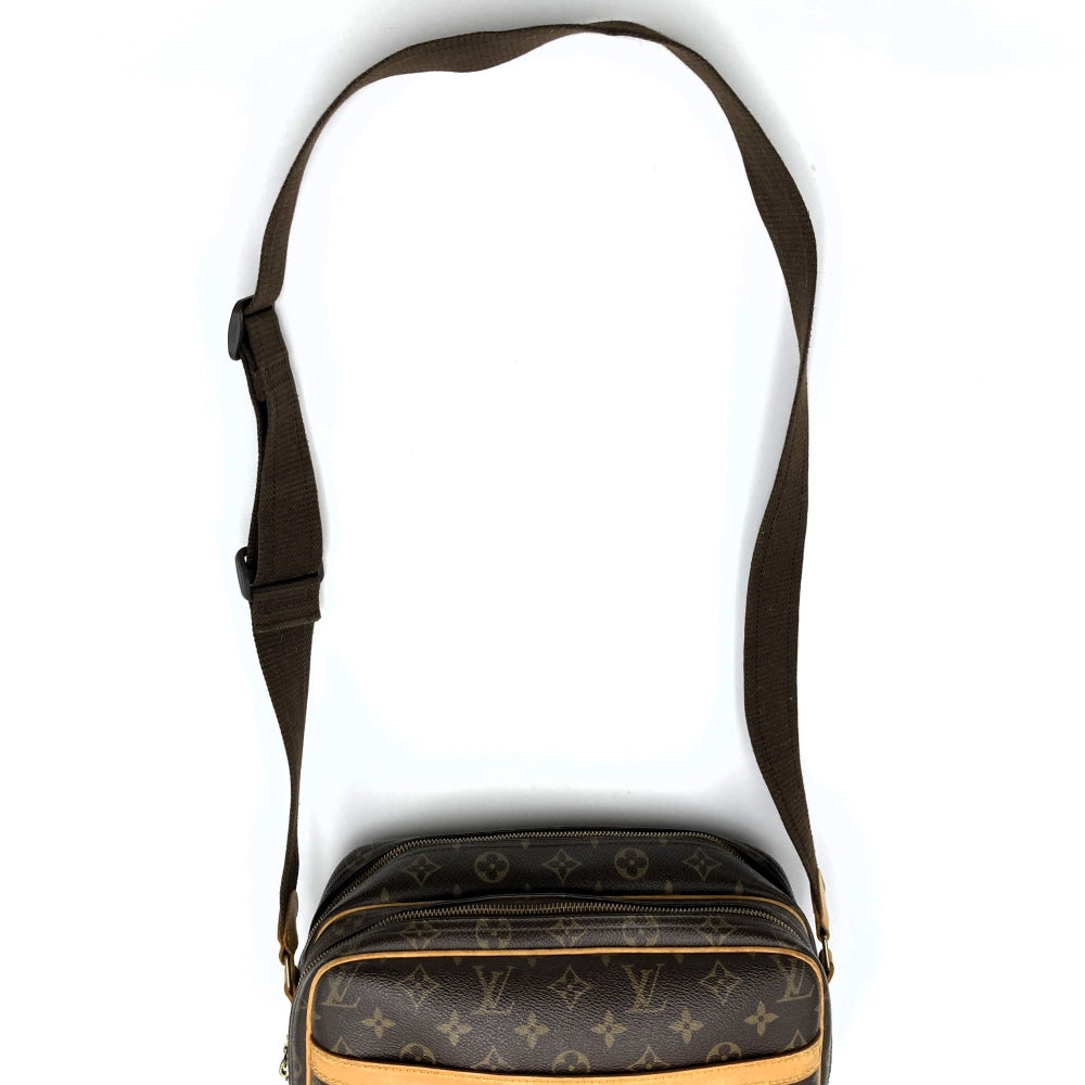 LOUIS VUITTON ルイ・ヴィトン M45254 リポーターPM ショルダーバッグ 斜め掛け ブラウン 茶色 モノグラム PVC