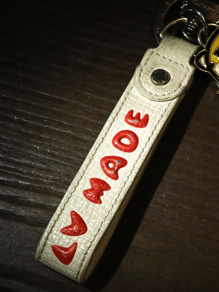LOUIS VUITTON ルイ・ヴィトン ドラゴンヌ LV MADE MP3225 キーホルダー レザー ホワイト