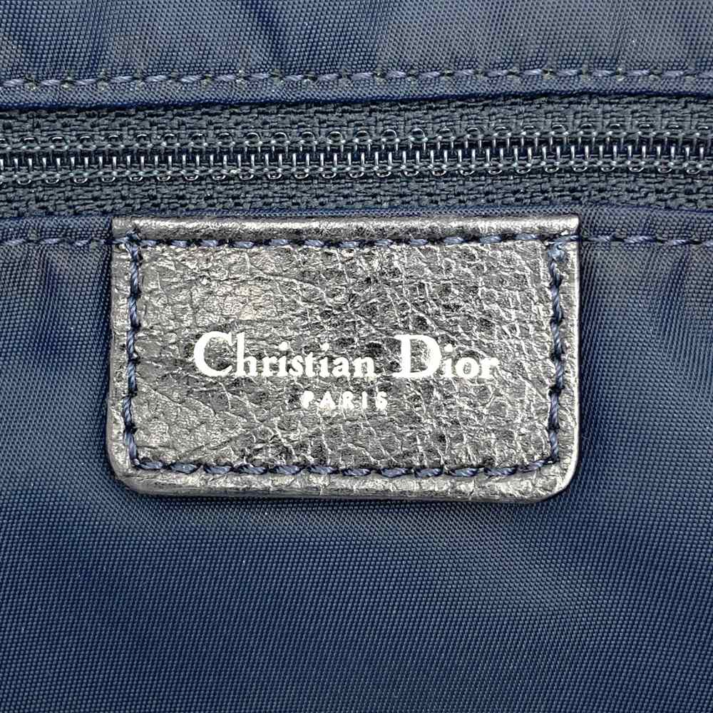 Dior ディオール トートバッグ トロッター フライトライン ネイビー/オレンジ キャンバス レザー