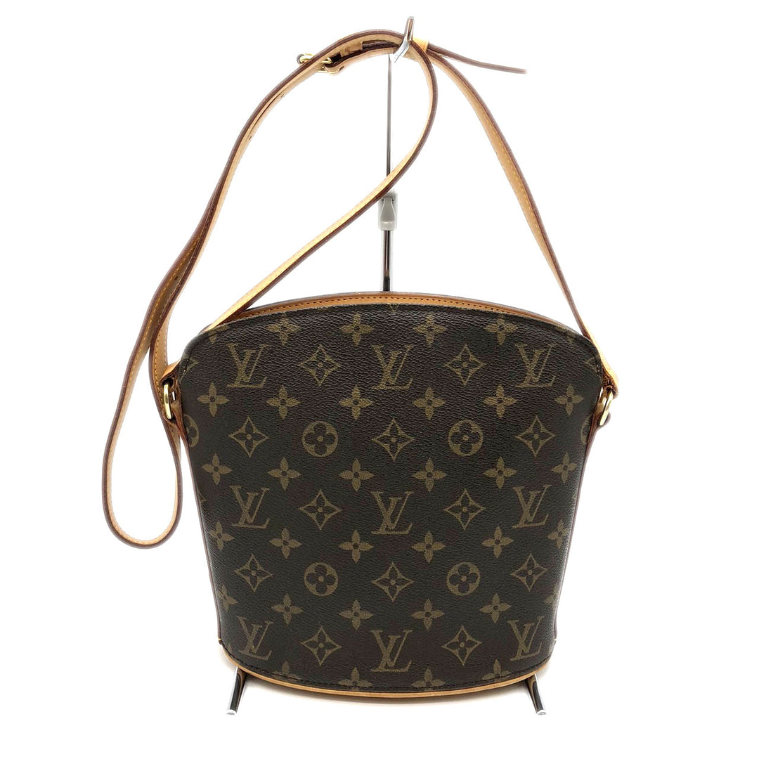 LOUIS VUITTON ルイ・ヴィトン M51290 ドルーオ ショルダーバッグ モノグラム ブラウン ヴィンテージ