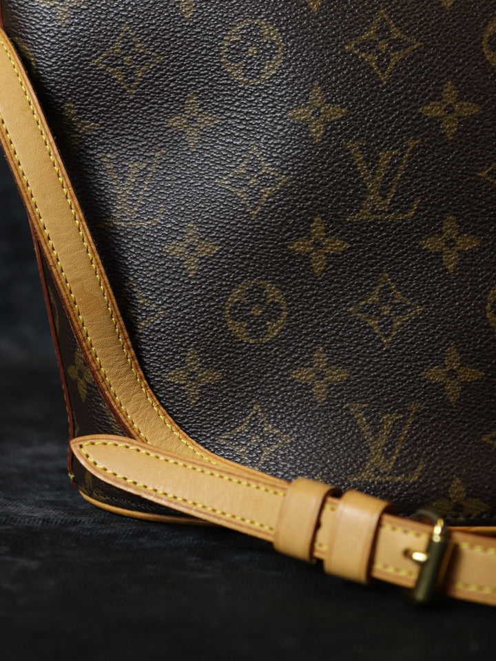 LOUIS VUITTON ルイ・ヴィトン M51290 ドルーオ ショルダーバッグ モノグラム ブラウン ヴィンテージ