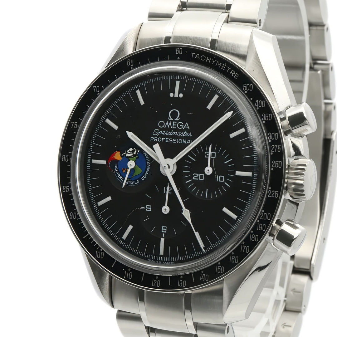 OMEGA オメガ 3597.11 スピードマスタープロフェッショナル ミッションズ アポロ7号 腕時計 手巻き ブラック メンズ