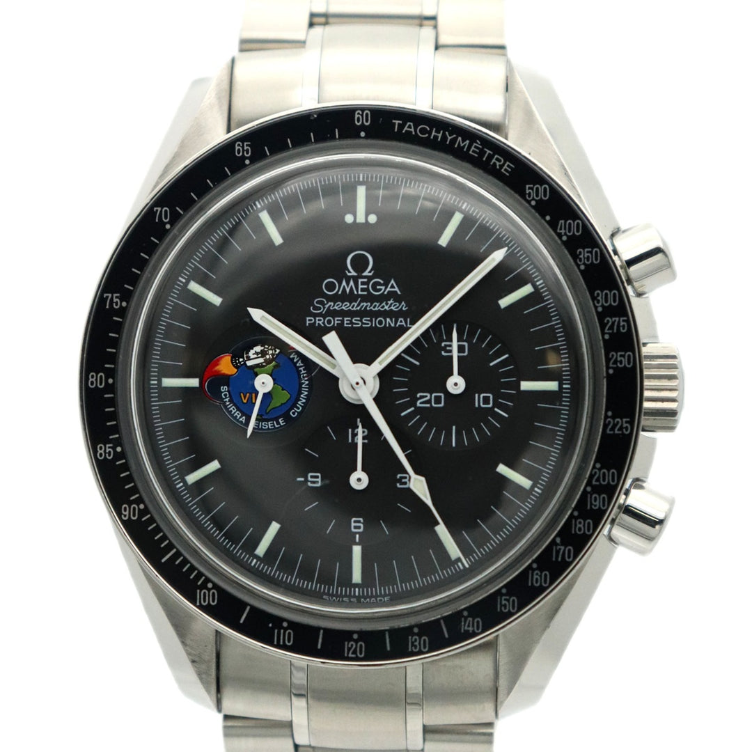 OMEGA オメガ 3597.11 スピードマスタープロフェッショナル ミッションズ アポロ7号 腕時計 手巻き ブラック メンズ