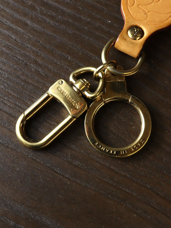 LOUIS VUITTON ルイ・ヴィトン ポルト クレ パンダ M62637 キーホルダー レザー ブラウン