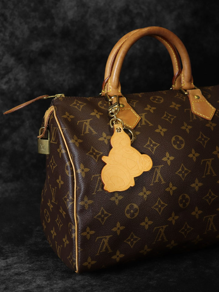 LOUIS VUITTON ルイ・ヴィトン ポルト クレ パンダ M62637 キーホルダー レザー ブラウン