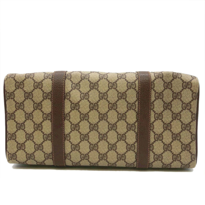 GUCCI グッチ ボストンバッグ ハンドバッグ ブラウン GGスプリーム シェリー オールドグッチ ヴィンテージ