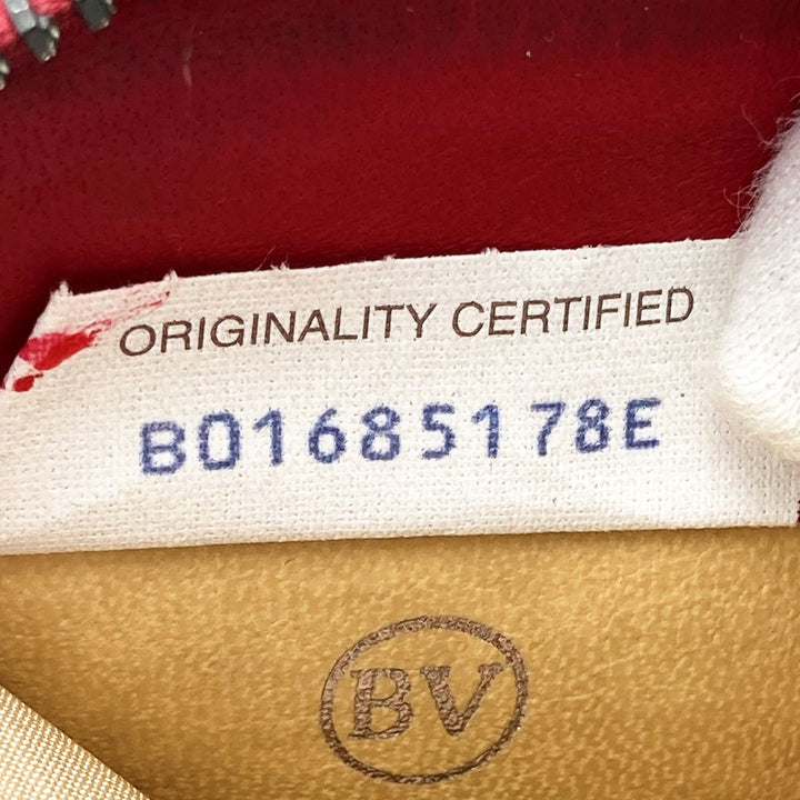 BOTTEGAVENETA ボッテガヴェネタ イントレチャート 長財布 ラウンドファスナー 財布 ウォレット レザー レッド