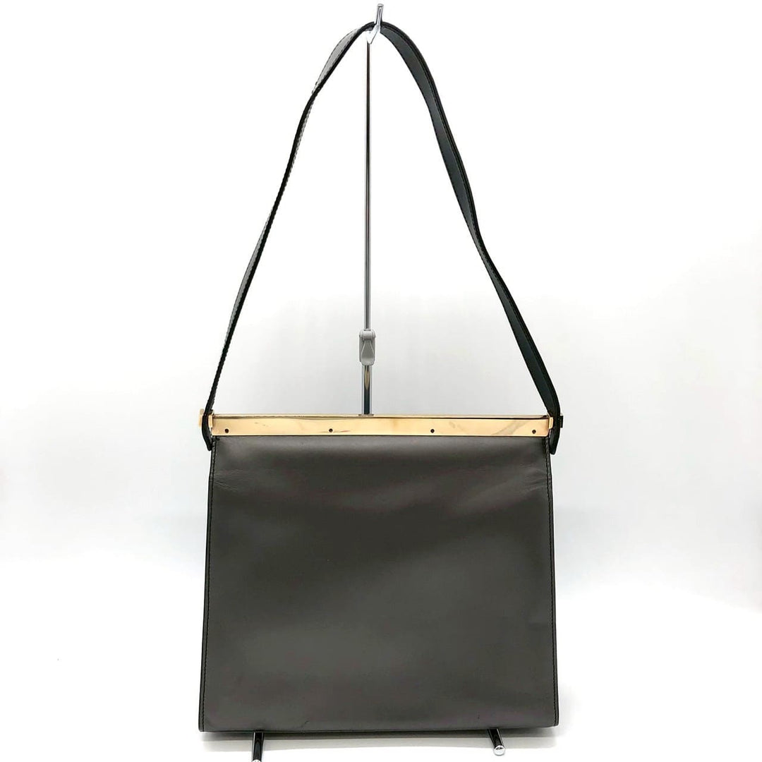GUCCI グッチ 001 2058 ショルダーバッグ ワンショルダー レザー グレー