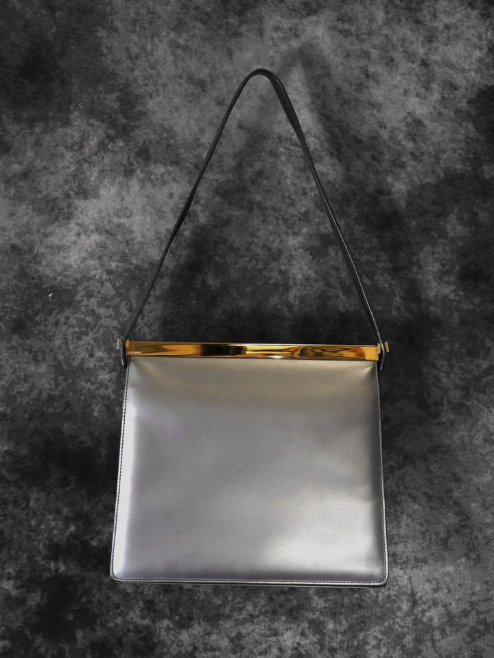 GUCCI グッチ 001 2058 ショルダーバッグ ワンショルダー レザー グレー