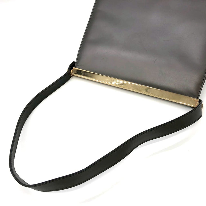 GUCCI グッチ 001 2058 ショルダーバッグ ワンショルダー レザー グレー