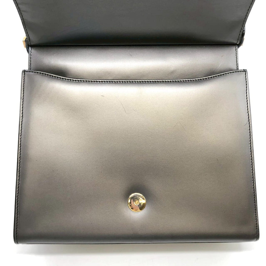 GUCCI グッチ 001 2058 ショルダーバッグ ワンショルダー レザー グレー