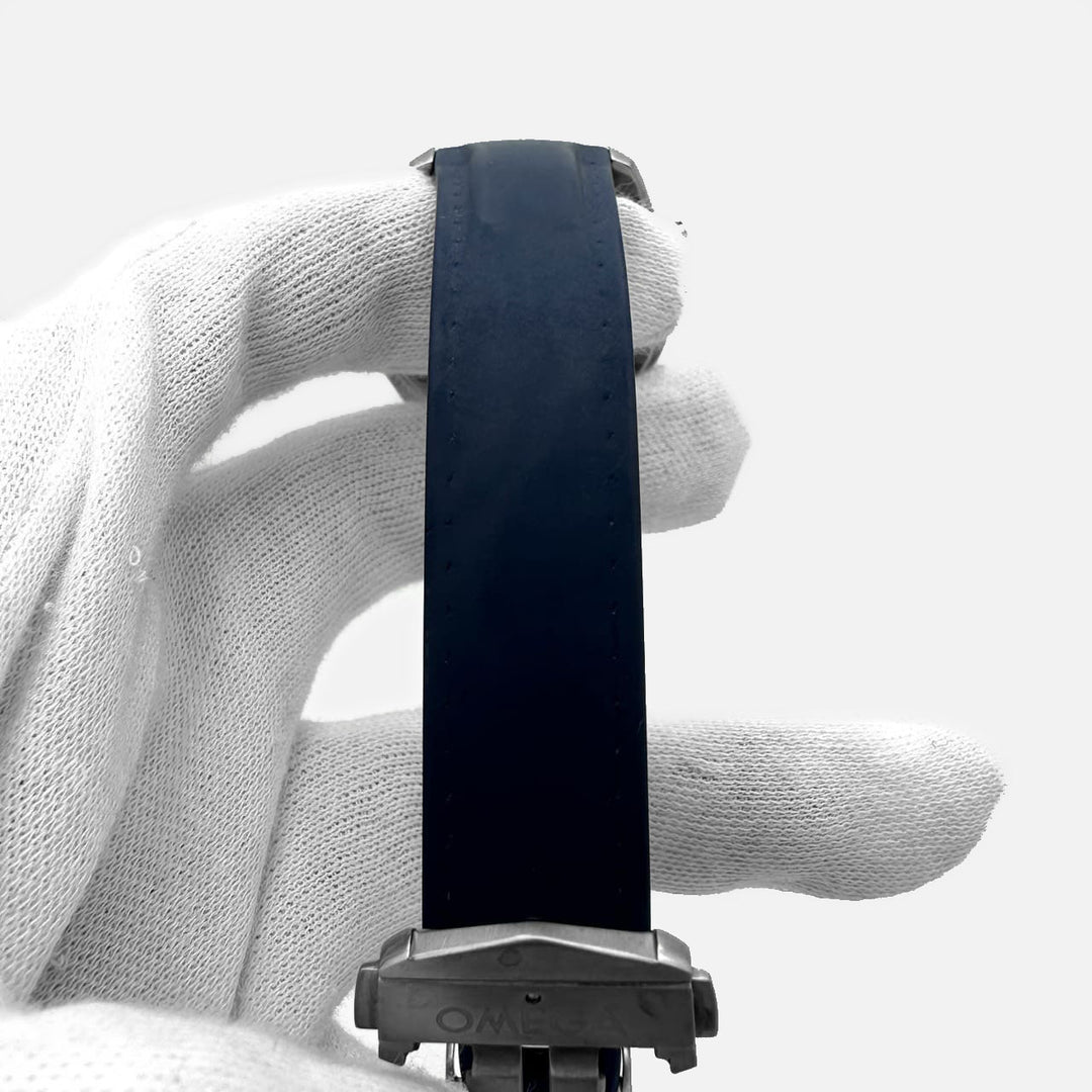 美品 OMEGA オメガ シーマスター プラネットオーシャン デイト 600M 232.92.38.20.03.001 腕時計 コーアクシャル 自動巻き ブルー