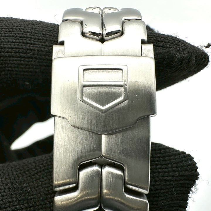 磨き済 TAG HEUER タグホイヤー リンク デイト WT1113-0 余りコマあり 腕時計 クォーツ SS ブルー