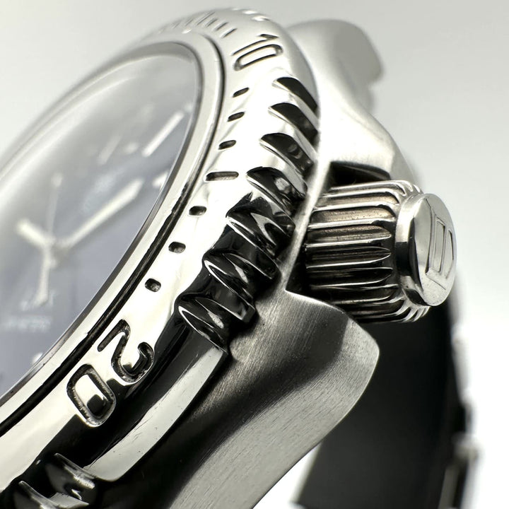 磨き済 TAG HEUER タグホイヤー リンク デイト WT1113-0 余りコマあり 腕時計 クォーツ SS ブルー