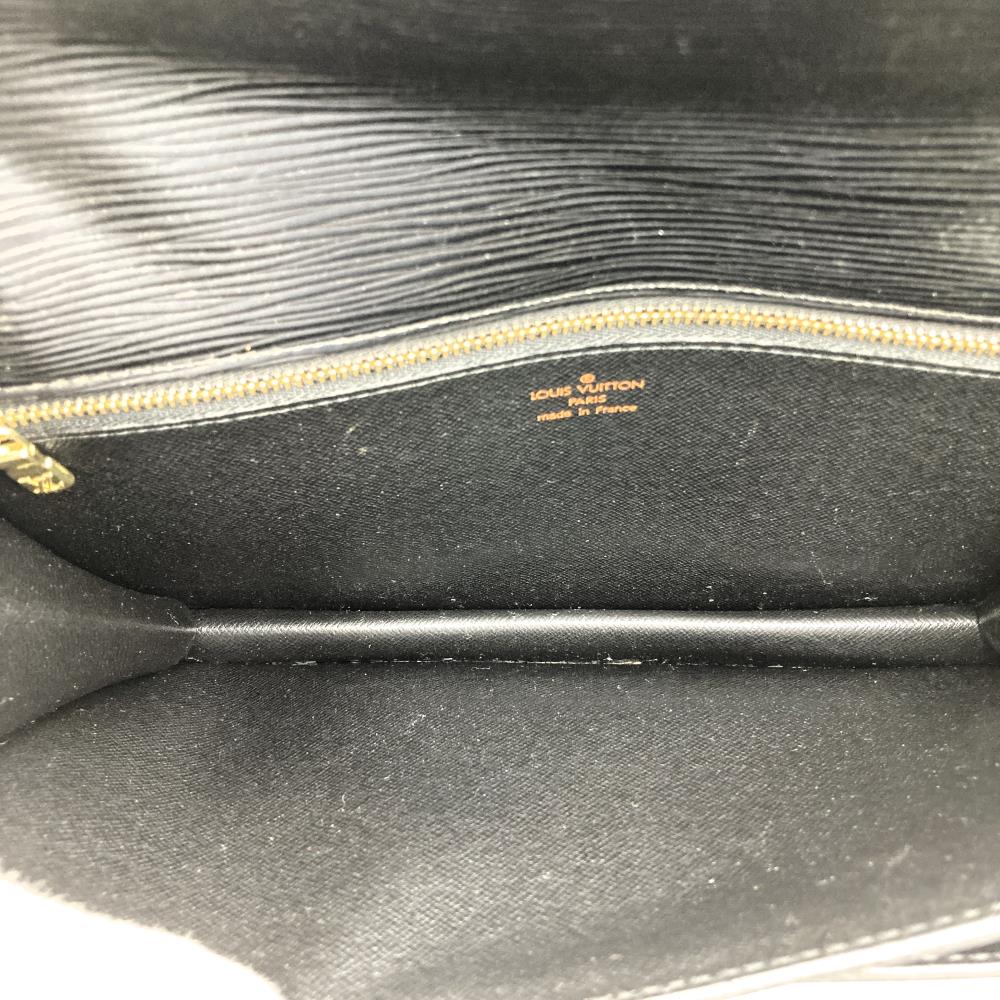 LOUIS VUITTON ルイ・ヴィトン ポシェットセリエ ドラゴンヌ セカンドバッグ クラッチバッグ エピレザー ノワール ブラック 黒 M52612